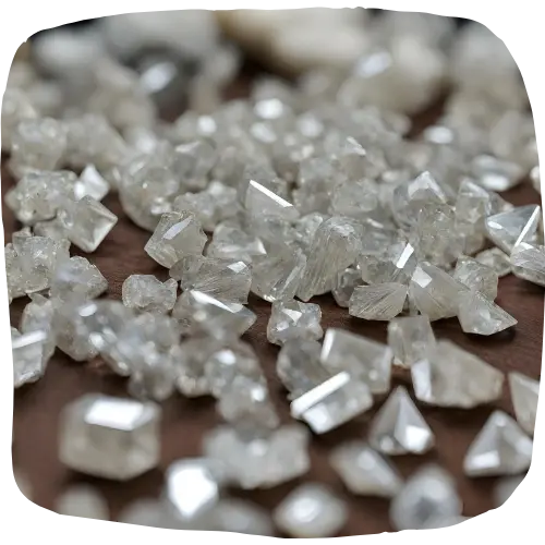 picture of multiple moissanite stone